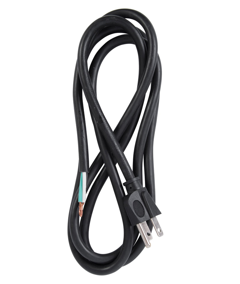 Bergen Industries PS615143 Power Supply SJTW Black 6ft 14/3 15A Straight Plug