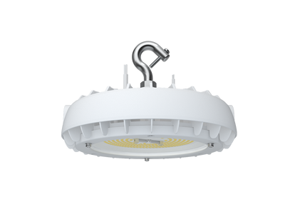 Aries LED UFO High Bay, 100 Watt, 120-277V, 15000 Lumen, 4000K, White Finish, 2023 Best Seller