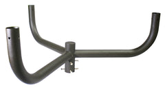 3 Fixture Light Pole Bullhorn, Bronze Finish