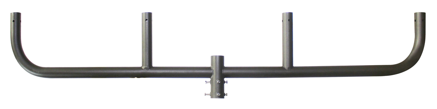 4 Fixture Light Pole Bullhorn, Bronze Finish