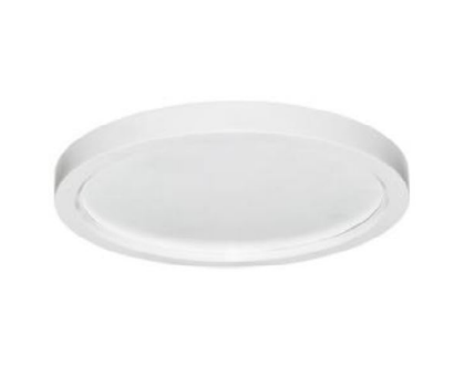 Ultra Thin Edgelit Downlight, Round or Square Body, 120V, 3000K, White or Brushed Nickel Finish