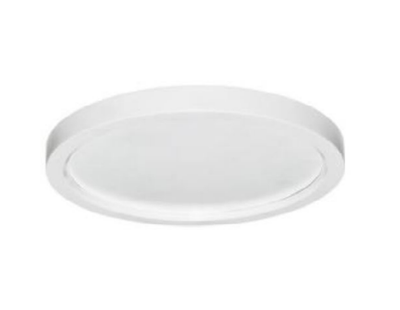 Ultra Thin Edgelit Downlight, Round or Square Body, 120V, 3000K, White or Brushed Nickel Finish