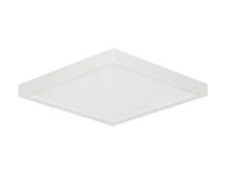 Ultra Thin Edgelit Downlight, Round or Square Body, 120V, 3000K, White or Brushed Nickel Finish