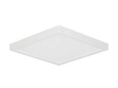 Ultra Thin Edgelit Downlight, Round or Square Body, 120V, 3000K, White or Brushed Nickel Finish