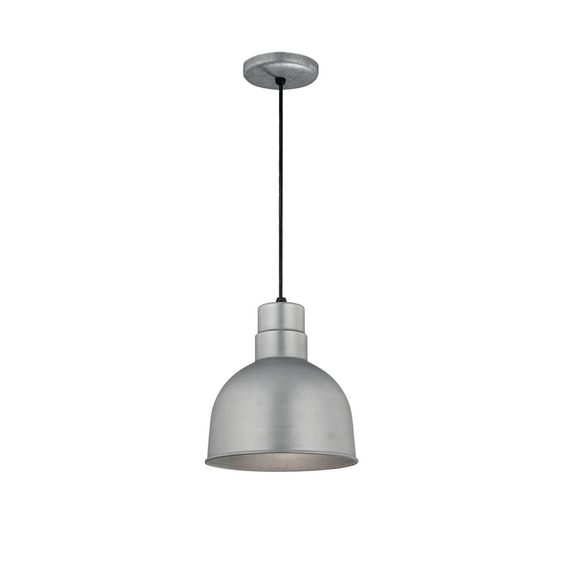 Millennium Lighting Rosemont 10" RLM/ Cord Hung Deep Bowl Shade (Available in Bronze, Galvanized, Black, and Green Finishes)