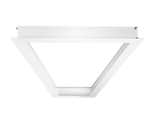 1x4 Recessed Mounting Kit for LED Panels, white