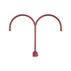 Millennium Lighting Two Light Post Adapter,  Satin Red Finish
