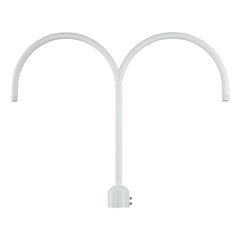 Millennium Lighting Two Light Post Adapter,  White Finish