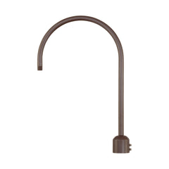 Millennium Lighting Single Light Post Adapter,  Architectural Bronze Finish