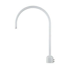Millennium Lighting Single Light Post Adapter,  White Finish
