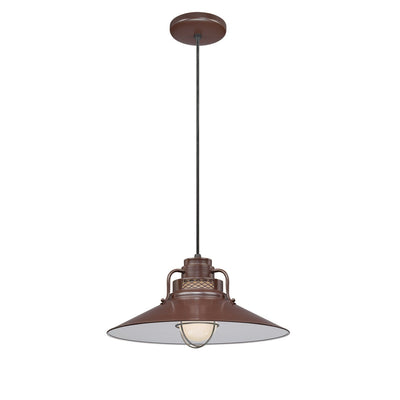 Millennium Lighting 18" RLM/ Cord Hung Railroad Shade - Architectural Bronze