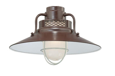 Millennium Lighting 14" RLM/ Gooseneck Mount Railroad Shade - Architectural Bronze