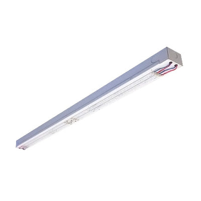 8 Foot LED Industrial Strip, 57, 96 or 114 watt with Hinged Frosted Lens