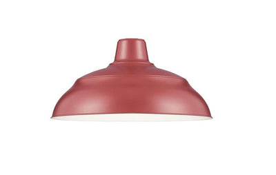 Millennium Lighting 17" Warehouse Shade Satin Red Finish