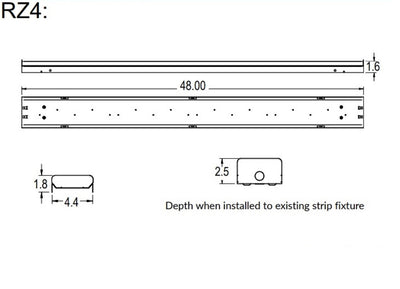 RZ4 dimensions