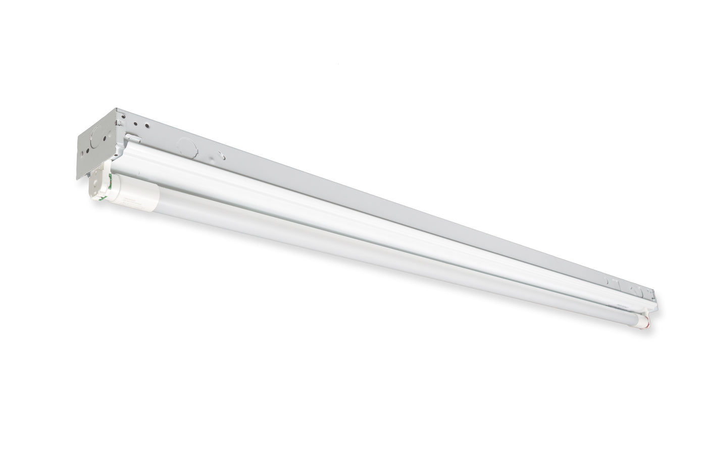 2' 1 Lamp Strip Fixture, 17W T8, No Reflector, 120-277 Universal
