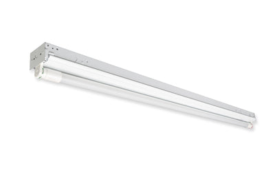 2' 1 Lamp Strip Fixture, 17W T8, No Reflector, 120-277 Universal