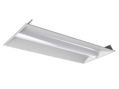 2 x 4 Foot LED Indirect Recessed Center Basket Troffer, 30 watt