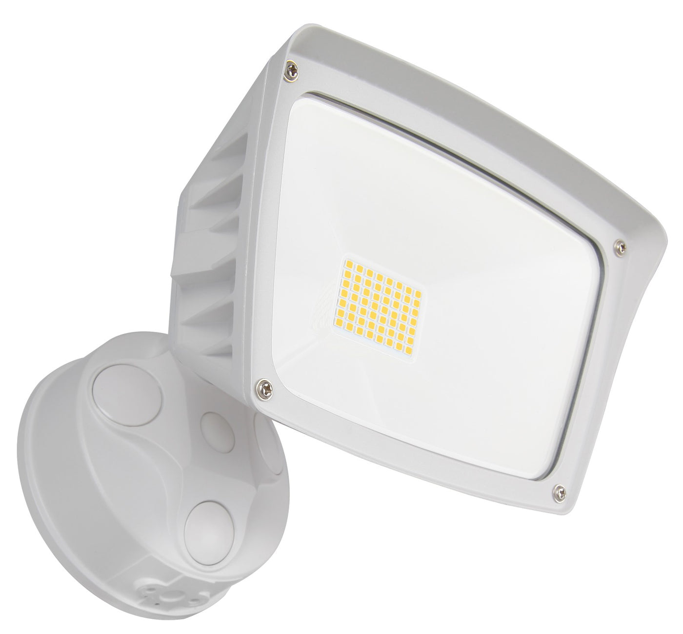 1 Head LED Dimmable Security Light, 28 watt, Bronze or White Finish, 3000K or 5000K CCT