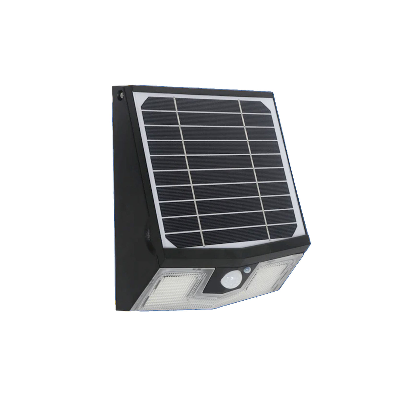 Off-Grid LED Solar Wall Pack Light, Compares to 50W and 100W HID, 4000K