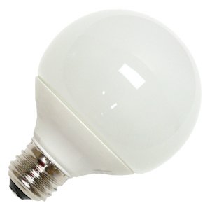 9W 120V 2700K Globe Shaped Spiral Medium Screw Base