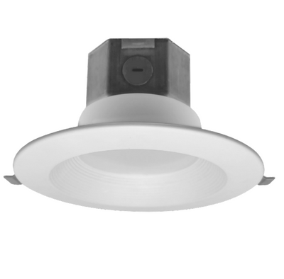 4in. J-Box Round Downlight: SnapTrim, 750 Lumens, 11 watt, CCT Selectable, 120V
