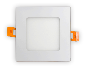 4" LED Square Ultra Slim Recessed Light, 630 Lumens, 9 watt, 120V, CCT Selectable