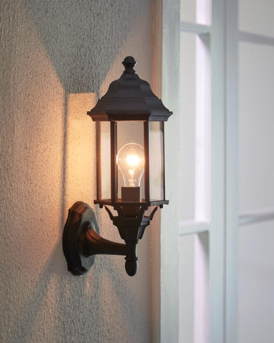 8638701-12, Large One Light Uplight Outdoor Wall Lantern , Sevier Collection