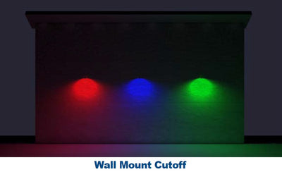 LED Static Color Area, Flood and Wall Light, 40 watt, Blue, Green, Red or Amber CCT