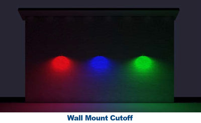 LED Static Color Area, Flood and Wall Light, 20 watt, Blue, Green, Red or Amber CCT