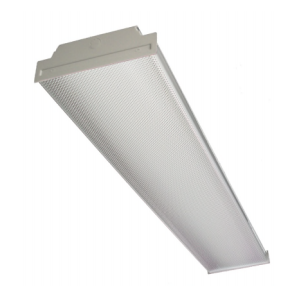 8 Foot Surface Wrap Fixture; 4 Lamp Positions; LED Ready