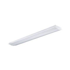 4 Foot LED Architectural Wrap Light, 3340 Lumens, 30W, 120-277V, CCT Selectable 3000K/4000K/5000K, White Finish