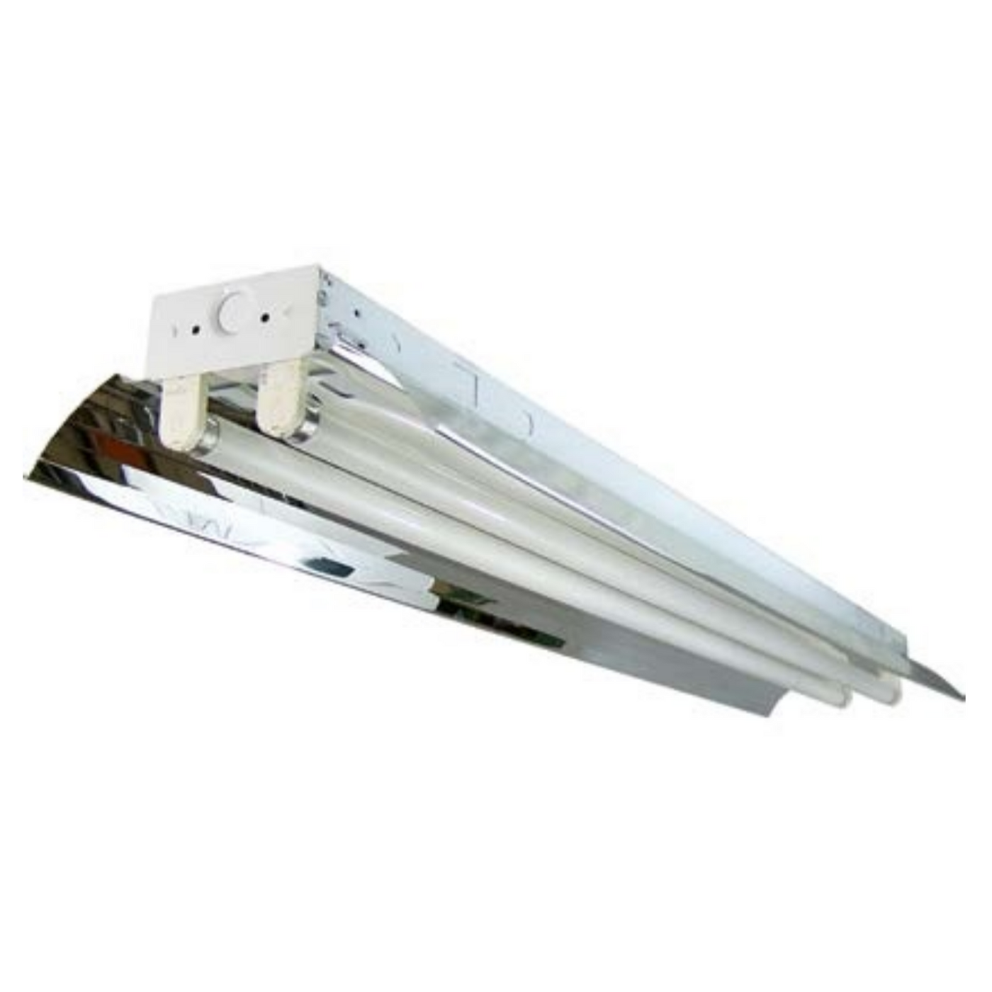 8' 4 Lamp Industrial Strip Light Fixture, 54 Watt T5HO, 120-277 Universal