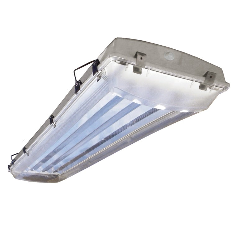 4 Ft Vapor Tight LED Linear High Bay Fixture; 6 Lamp Positions; LED Ready