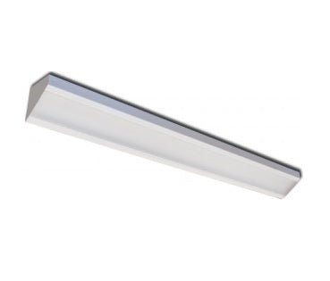 8 Foot LED Surface Mount Linear Wall Washer, 48 or 96 watt, White Finish