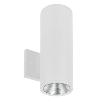 Round Wall Mount Up/Down 4" RGBW Cylinder Lights, 2400 Lumens, 24 watt, 120 Volts, Available in Black or White