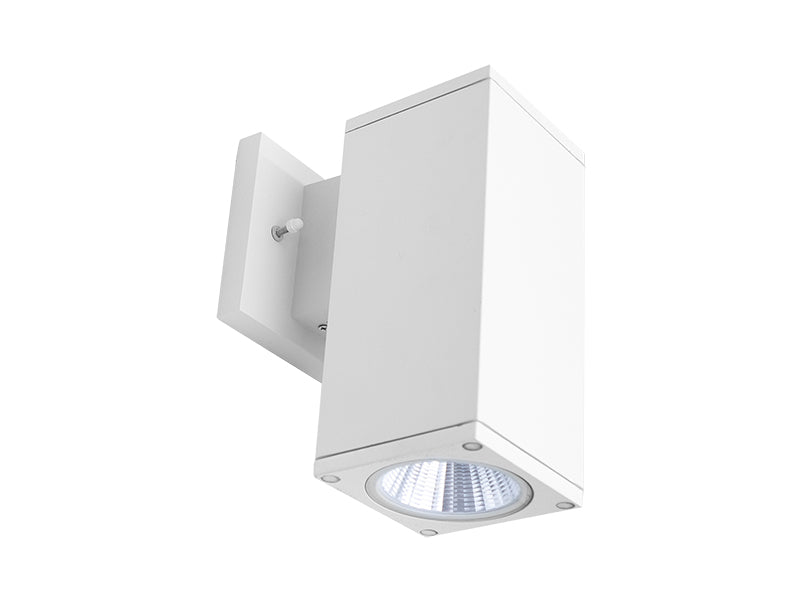 LED MCT Square Wall Mount 4" Cylinder Down Light, 960 Lumens, 12 Watt, 120 Volts, Selectable CCT, Available in Black, Bronze, Brushed Nickel, or White