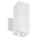 4" RGBW Cylinder Lights, Square Wall Mount Up/Down, 2400 Lumens, 24 watt,120 Volts, Available in Black or White