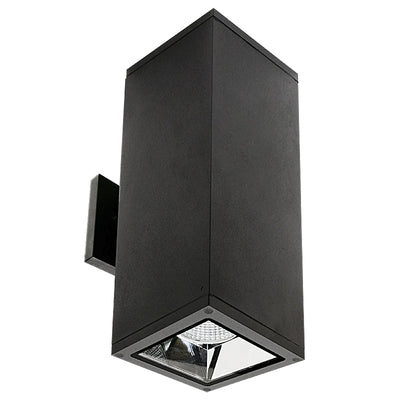 LED MCT Square Wall Mount Up/Down 5" Cylinder Lights, 1920 Lumens, 40 watt, 120 Volts, Selectable CCT, Available in Black, Bronze, Brushed Nickel, or White