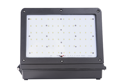 LED Full Cutoff Wall Pack, 45 Watt, 5500 Lumens, 120-277V, 4000K
