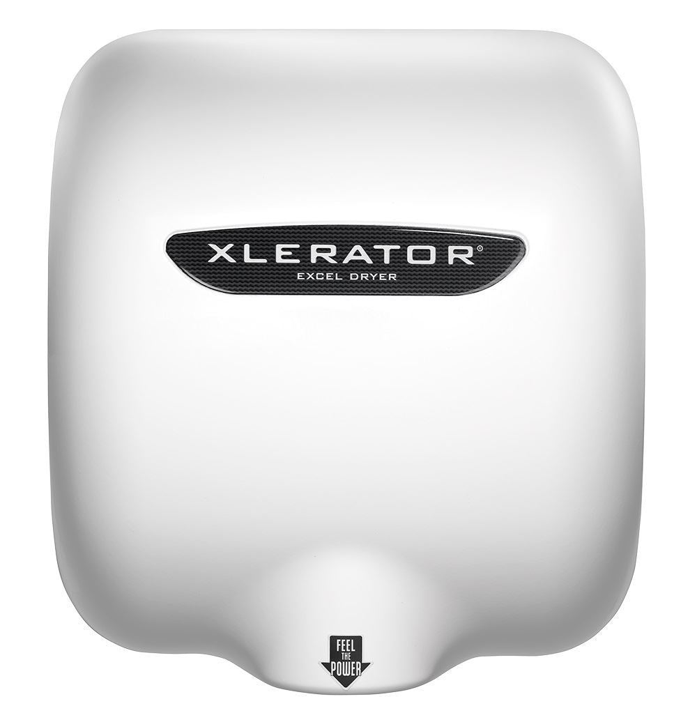 Xlerator Hand Dryer, White Thermoset Resin