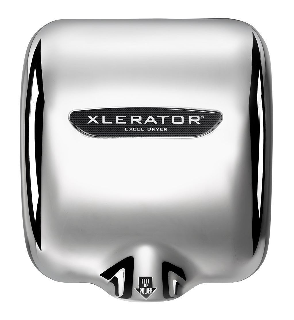 Xlerator Hand Dryer, Chrome Plated