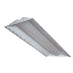 1x4 Foot LED Low Profile Center Basket Recessed Troffer Lighting Fixture, 32W, 3000K, 3500K, 4000K, 5000K