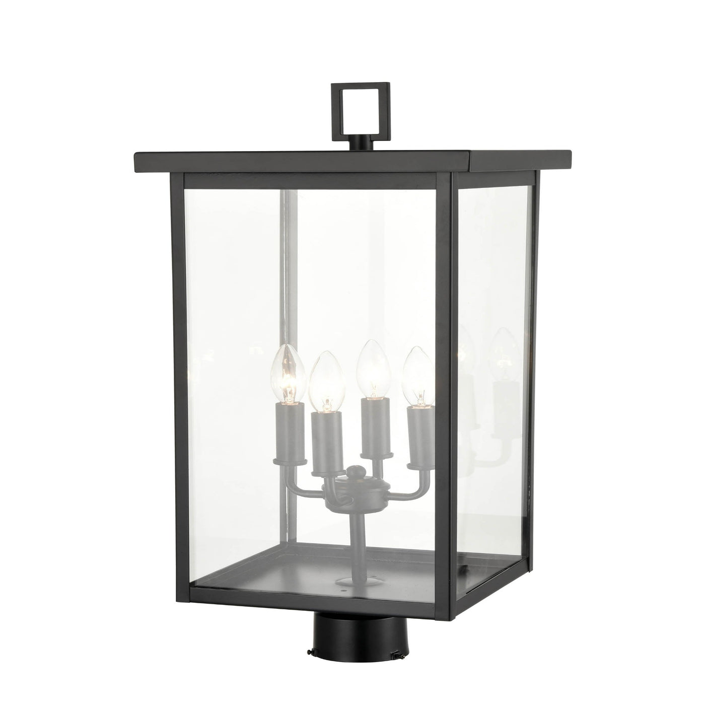 Millennium Lighting 4 Light 30" Outdoor Post Lantern, Barkeley Collection