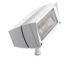 LED Flood Light, 18W, 120-277V, Bronze or White Finish