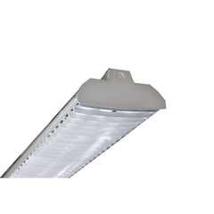 8FT Linear Baffled Light, 9000-18000 Lm 4, 6, or 8 18W LED 5000K Lamps Included