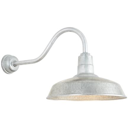 15" Shade Hi-Lite Gooseneck, Warehouse Collection, H-15115 Series (Available in Multiple Color Finishes)