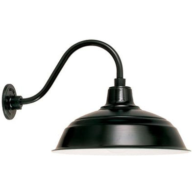 12" Shade Hi-Lite Gooseneck, Warehouse Collection, H-15112 Series (Available in Multiple Color Finishes)