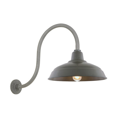 13" Shade Hi-Lite Gooseneck, Warehouse Collection, H-15113 Series (Available in Multiple Color Finishes)