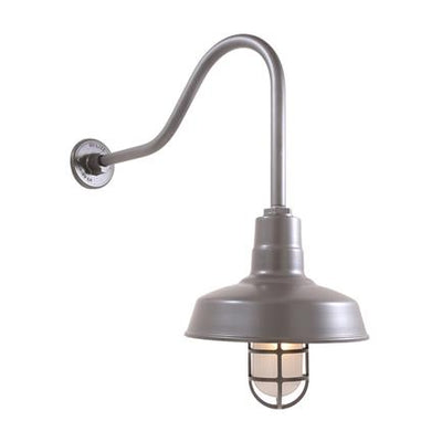 20" Shade Hi-Lite Gooseneck, Warehouse Collection, H-15120 Series (Available in Multiple Color Finishes)